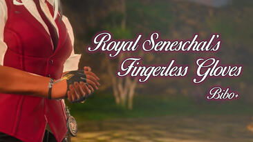Royal Seneschal's Fingerless Gloves (Bibo+)